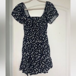 Hollister Blue Floral Midi Dress